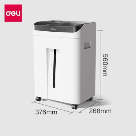 เครื่องทำลายเอกสารอัตโนมัติ DELI GA850-WH-01 25ลิตร สีขาว_5